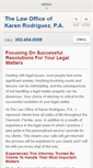 Mobile Screenshot of karenrodriguezlawfirm.com